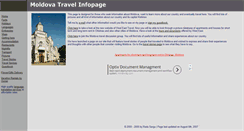 Desktop Screenshot of info.moldova-travel.com